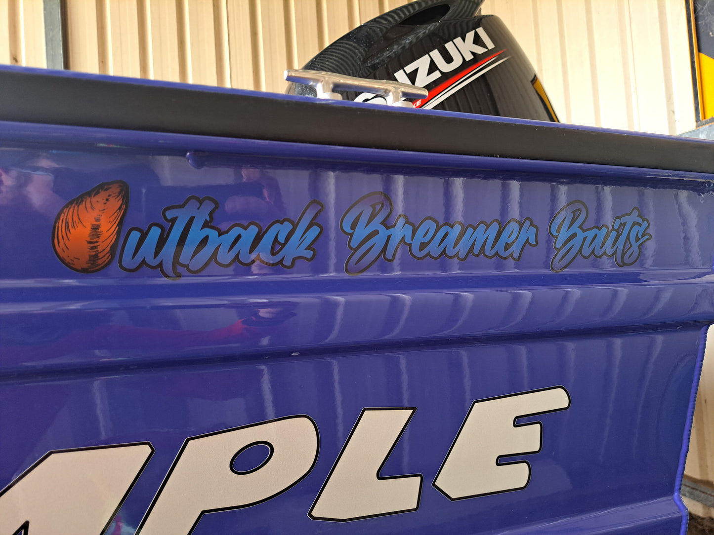 Outback Breamer baits sticker pack (2)